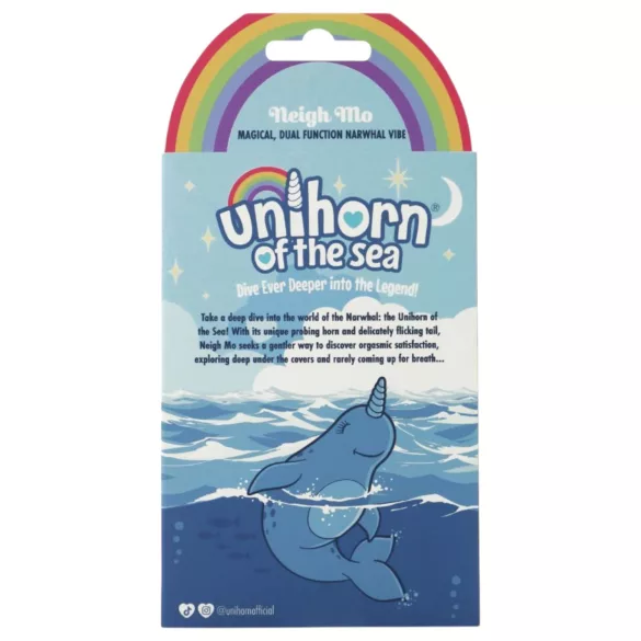 Unihorn Of The Sea - вибратор за клитор - акумулаторен - син