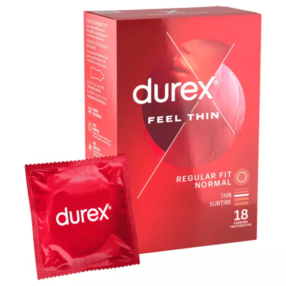Durex - тънки презервативи - естествено усещане - 18 броя