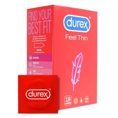   Durex Feel Thin - презерватив с реалистично усещане (18 бр.)
