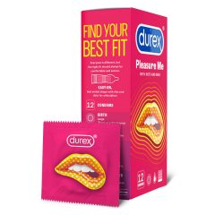   Durex Emoji PleasureMe - презерватив на ребра (12бр.)