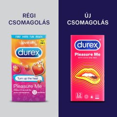   Durex Emoji PleasureMe - презерватив на ребра (12бр.)
