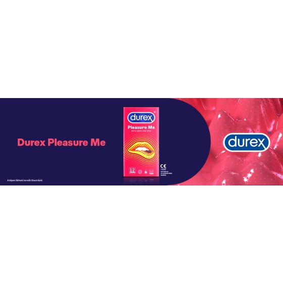 Durex Emoji PleasureMe - презерватив на ребра (12бр.)
