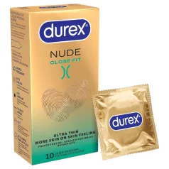   Durex Invisible Slim - тънки презервативи - 10 броя