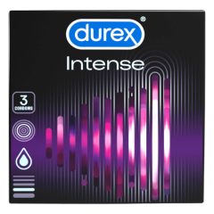   Durex Intense - презервативи с ребра и точки (3бр.) -
