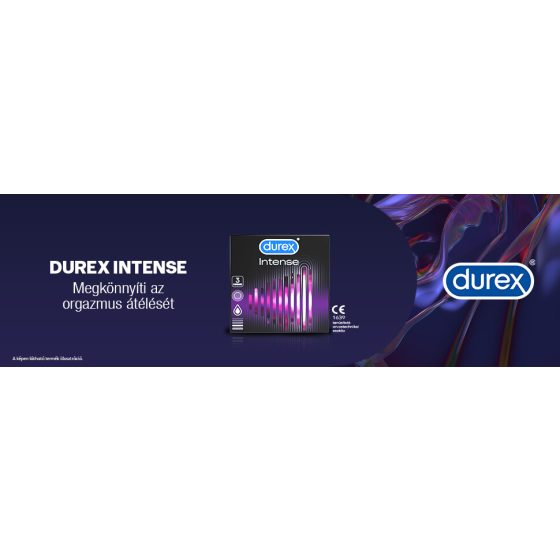 Durex Intense - презервативи с ребра и точки (3бр.) -