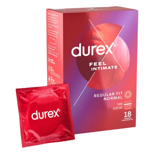 Durex Feel Intimate - ултратънки презервативи (18 бр.)