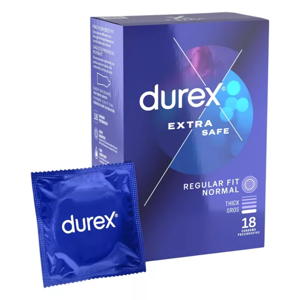 Durex Extra Safe - презервативи за допълнителна защита - 18 броя