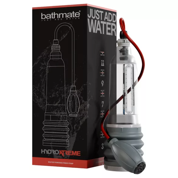 Bathmate HydroXtreme 9 - хидропомпа, без аксесоари (прозрачна)
