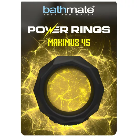 Bathmate Maximus 45 - силиконов пръстен за пенис (черен)