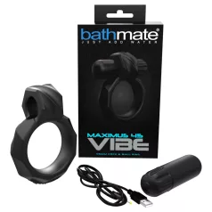   Bathmate Maximus Vibe 45 - акумулаторен вибриращ пръстен за пенис (черен)