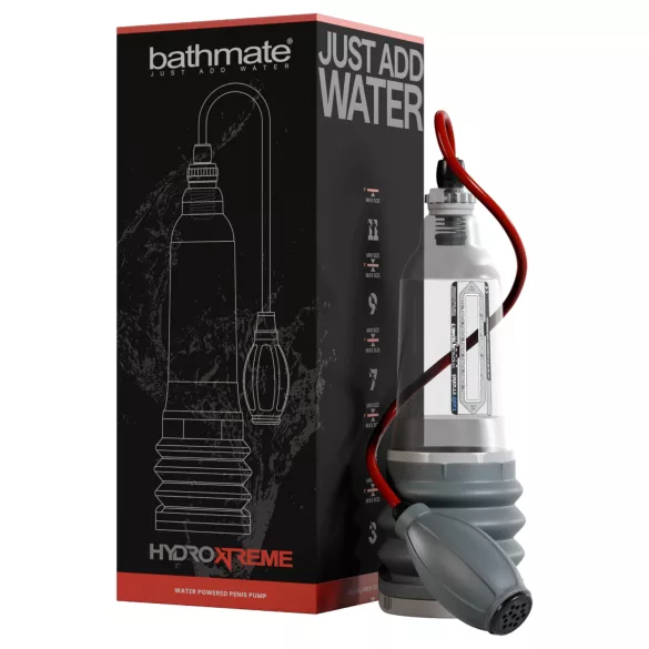 Bathmate HydroXtreme 7 Wide Boy - хидропомпа комплект (прозрачен)