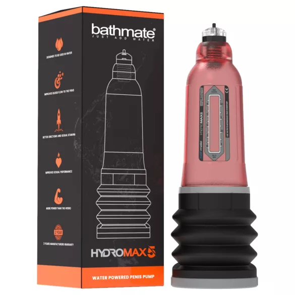 Bathmate Hydromax5 - хидропомпа (червена)