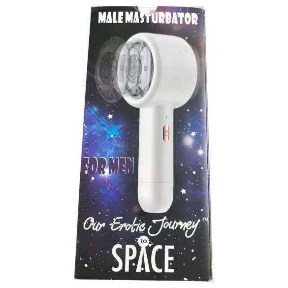 Lonely Space - автоматичен мастурбатор с движение нагоре-надолу - бял