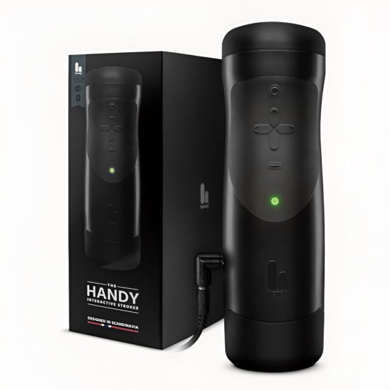 The Handy 1.1 - интелигентен, мощен, VR мастурбатор (черен)