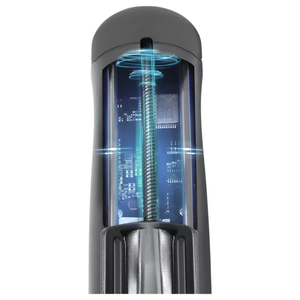 The Handy 1.1 - автоматичен мастурбатор с VR - черен - захранване от мрежата