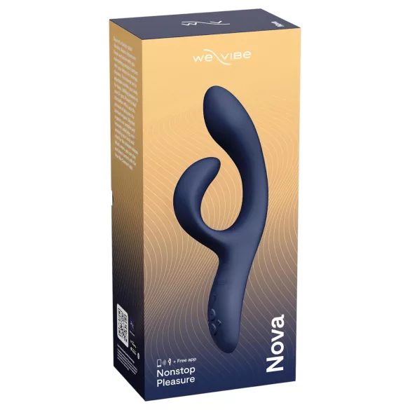 We-Vibe Nova 2 - Вибратор с гъвкаво клиторно рамо, управляван чрез приложение (син)