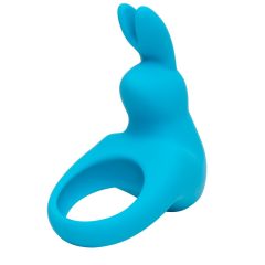   Happyrabbit Cock - вибриращ пенис пръстен с батерии (син)
