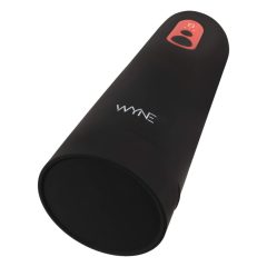   WYNE 08 - Акумулаторна, движеща се нагоре и надолу мастурбаторна система (черна)