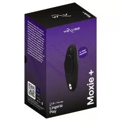   We-Vibe Moxie+ - вибратор за клитор с дистанционно управление - черен
