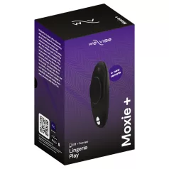   We-Vibe Moxie+ - носим вибратор за клитора с приложение и дистанционно управление (черен)