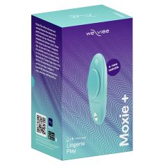   We-Vibe Moxie+ - радио, умен клиторен вибратор (тюркоазен)