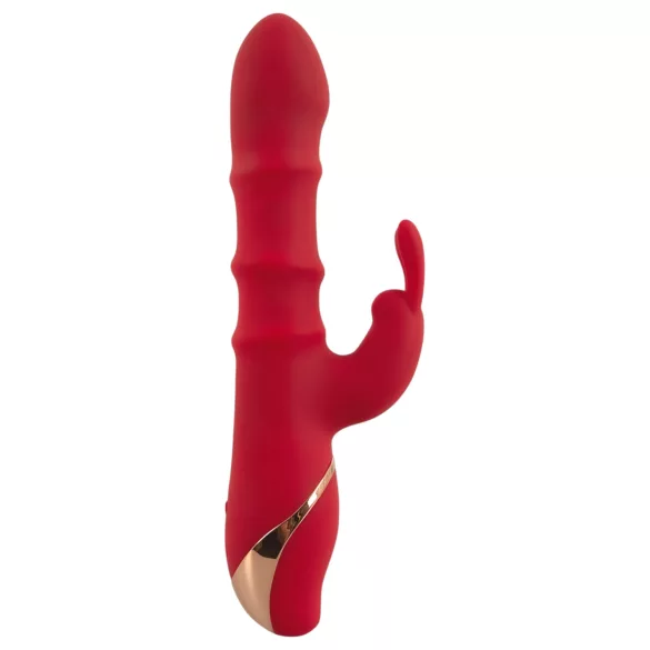 You2Toys Rabbit - вибратор с подвижен пръстен - червен