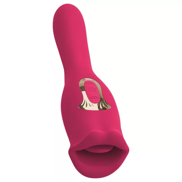 You2Toys - 2в1 вибратор с езиче (розов)