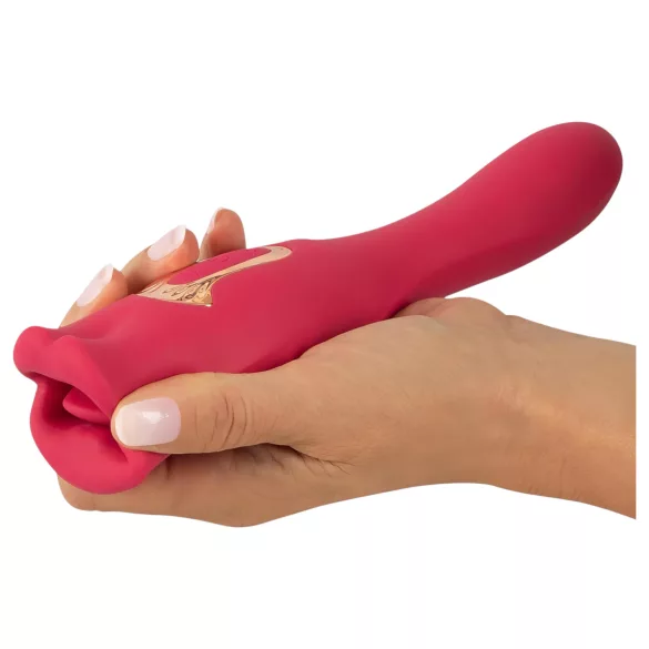 You2Toys - 2в1 вибратор с езиче (розов)