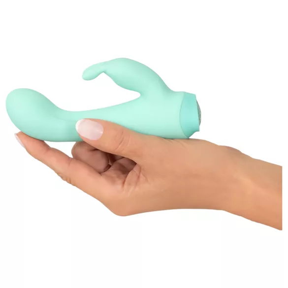 Cuties Mini 4 - вибратор заешки уши акумулаторен водоустойчив зелен