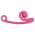 Snail Vibe Curve - 2 в 1 вибратор за клитор (розов)