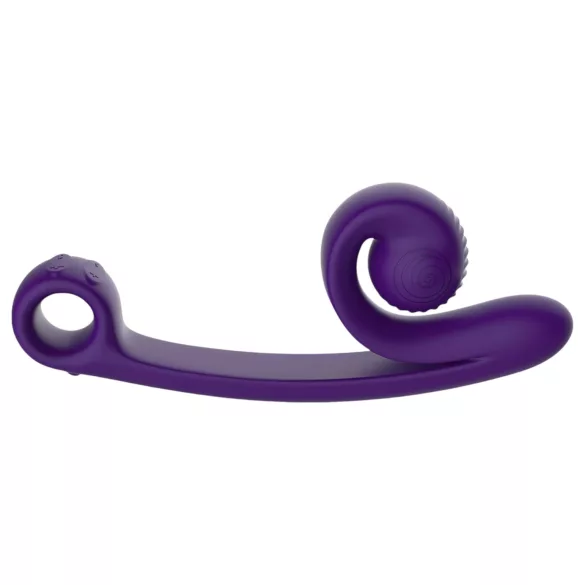 Snail Vibe Curve - вибратор 2 в 1 за клитор и вагина - лилав