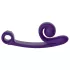 Snail Vibe Curve - вибратор 2 в 1 за клитор и вагина - лилав