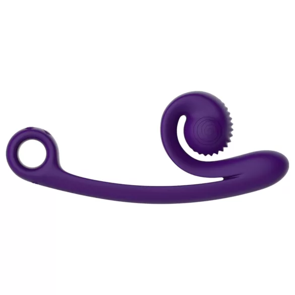 Snail Vibe Curve - вибратор 2 в 1 за клитор и вагина - лилав