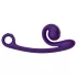 Snail Vibe Curve - вибратор 2 в 1 за клитор и вагина - лилав