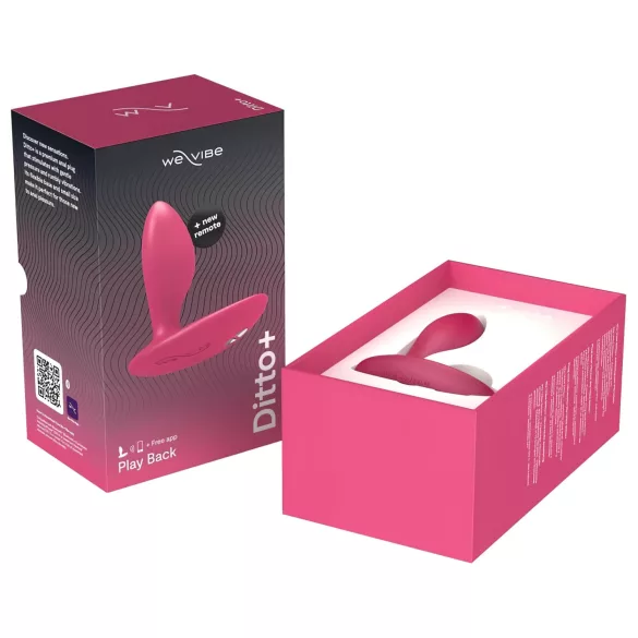 We-Vibe Ditto+ - Анален вибратор с управление чрез приложение (розов)