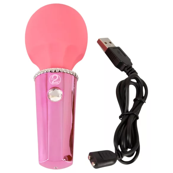 You2Toys Mini Wand - акумулаторен масажор вибратор (розов)