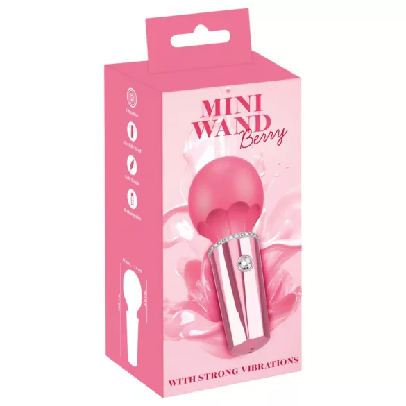 You2Toys Mini Wand - акумулаторен масажор вибратор (розов)