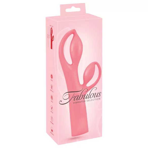 You2Toys Fabulous - вибратор с клитор стимулатор - акумулаторен - розов