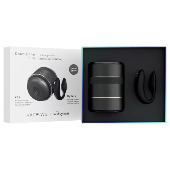 Arcwave Voy и We-Vibe Sync 2 - комплект Double the Fun (черен)