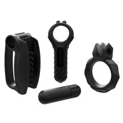   Bathmate Vibe Endurance - комплект мастурбатор и пенис пръстен (черен)