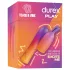 Durex Tease & Vibe - вибратор с накрайник за клитор заек - розов