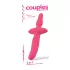 Couples Choice - вибратор и анален плъг 2в1 - розов