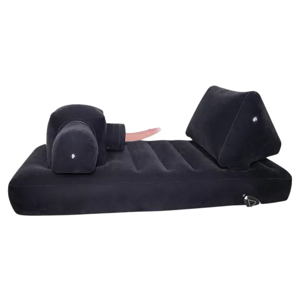 You2Toys Velvet Luxury - секс машина с вградено легло - черен