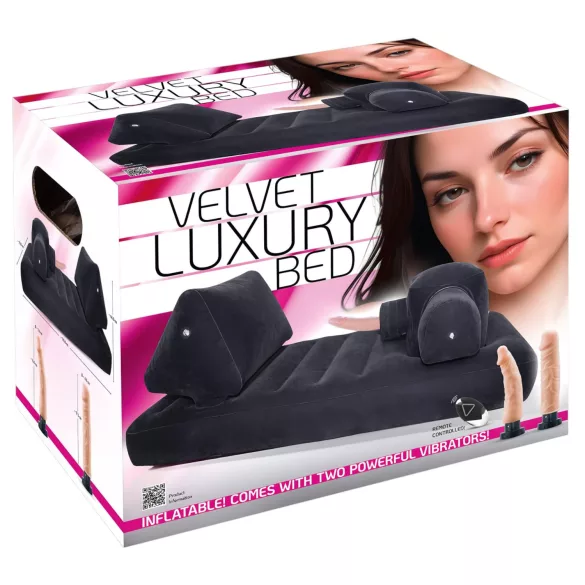 You2Toys Velvet Luxury - секс машина с вградено легло - черен