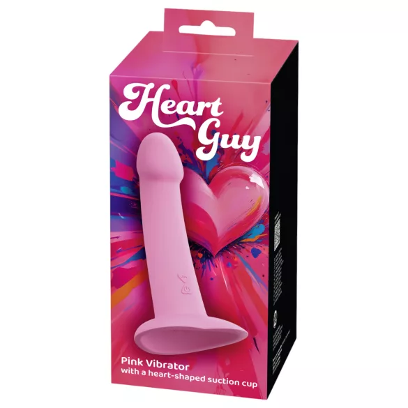 You2Toys Heart Guy - вибратор с форма на сърце - розов