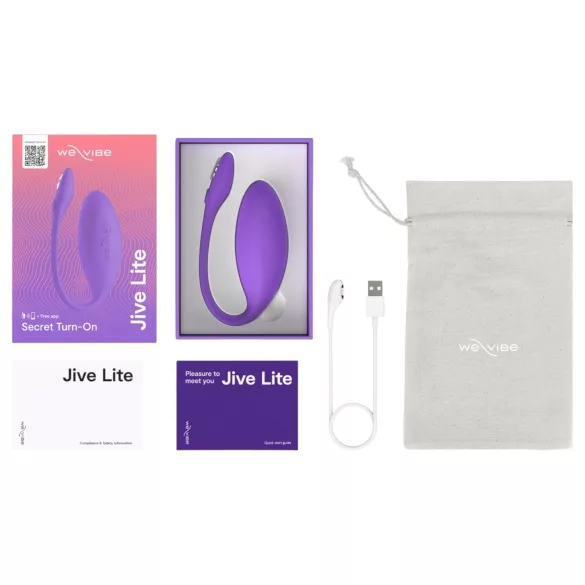 We-Vibe Jive Lite - носимо виброяйце с управление чрез приложение (лилаво)