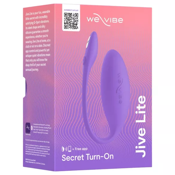 We-Vibe Jive Lite - носимо виброяйце с управление чрез приложение (лилаво)