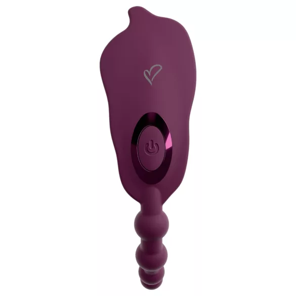 Beau Coeur Ariva - носим 3-в-1 вибратор бикини (лилав)