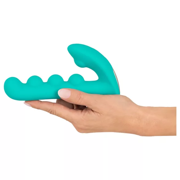 Beau Coeur Sylora - перлен 2-в-1 вибратор (зелен)