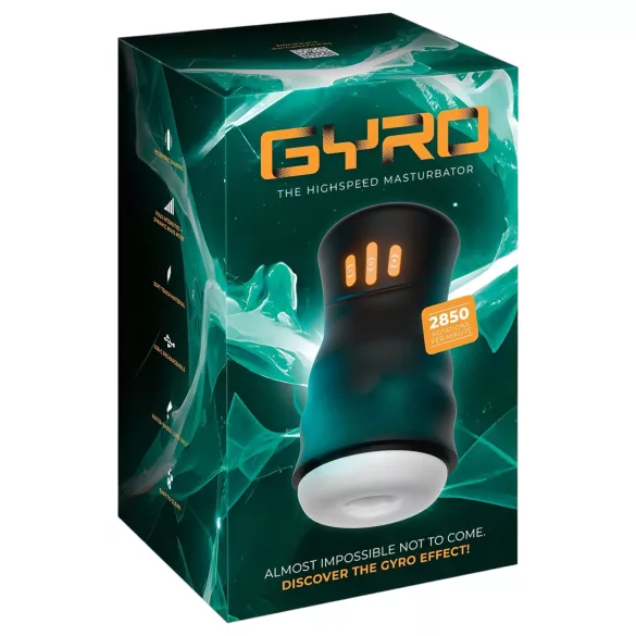 You2Toys Gyro - въртящ се вибриращ мастурбатор - черен